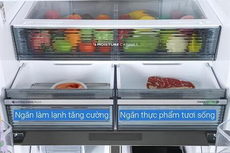 Tủ lạnh Sharp Inverter 525 lít Multi Door SJ-FX610V-MK