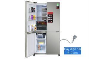 Tủ lạnh Sharp Inverter 572 lít Multi Door SJ-FX650V-SL