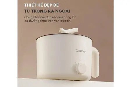 Nồi lẩu điện mini GAABOR GR-N15A đa năng 1,5L 600W