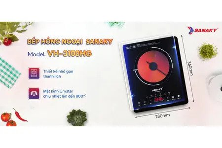 Bếp hồng ngoại đơn Sanaky VH-3100HG
