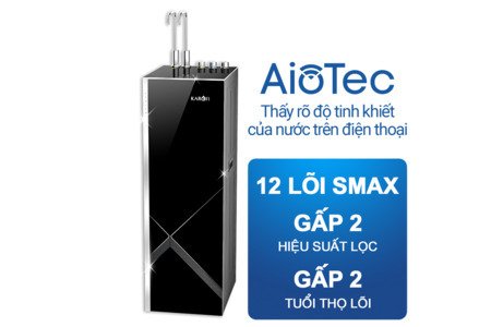 Máy lọc nước nóng lạnh Karofi KAD-M85 12 lõi