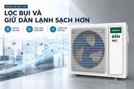 Máy lạnh âm trần Nagakawa Inverter 4 HP NIT-C36R2U35 (3 pha)