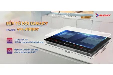 Bếp từ đôi Sanaky VH-4101HY
