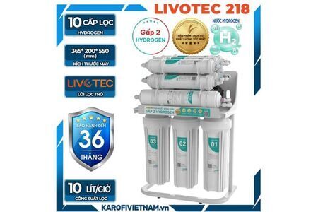 Máy lọc nước Livotec 218 10 lõi Hydrogen