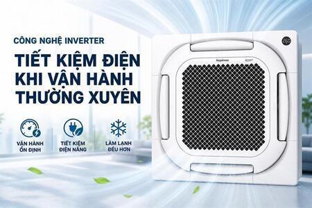Máy lạnh âm trần Nagakawa Inverter 4 HP NIT-C36R2U35 (3 pha)