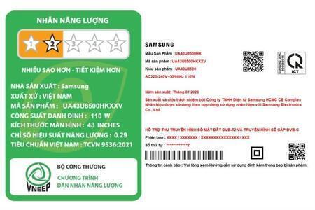 Smart Tivi Crystal UHD Samsung AI 4K 43 inch UA43U8500H