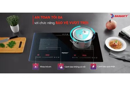 Bếp từ đôi Sanaky VH-8101HY