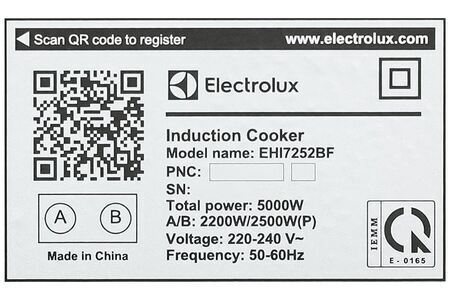 Bếp từ đôi âm Electrolux ​EHI7252BF 5000W