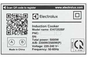 Bếp từ đôi âm Electrolux ​EHI7252BF 5000W