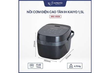 Nồi cơm cao tần IH Kaiyo KRC-0528 1,5 lít