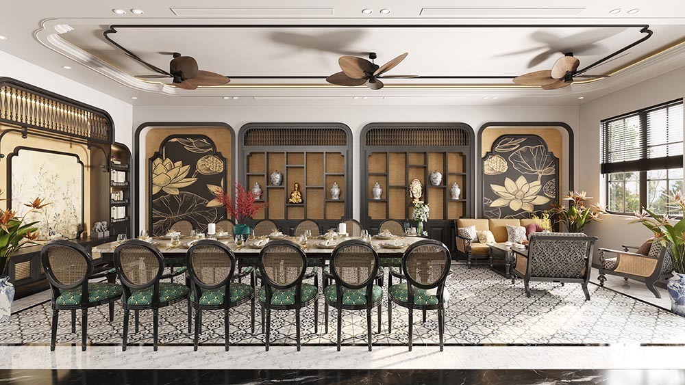 Phòng tiệc Hoa Sen