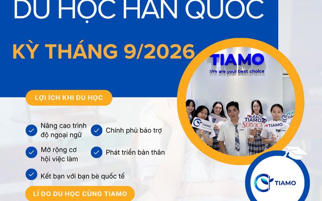 Tuyển sinh kỳ tháng 9/2026