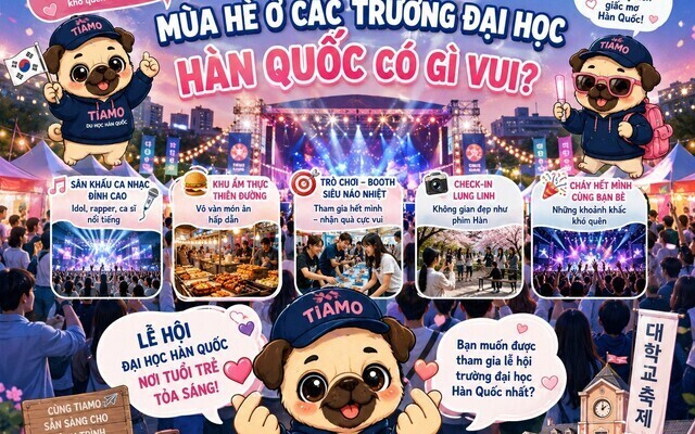 MÙA HÈ Ở CÁC TRƯỜNG ĐẠI HỌC HÀN QUỐC CÓ GÌ VUI?