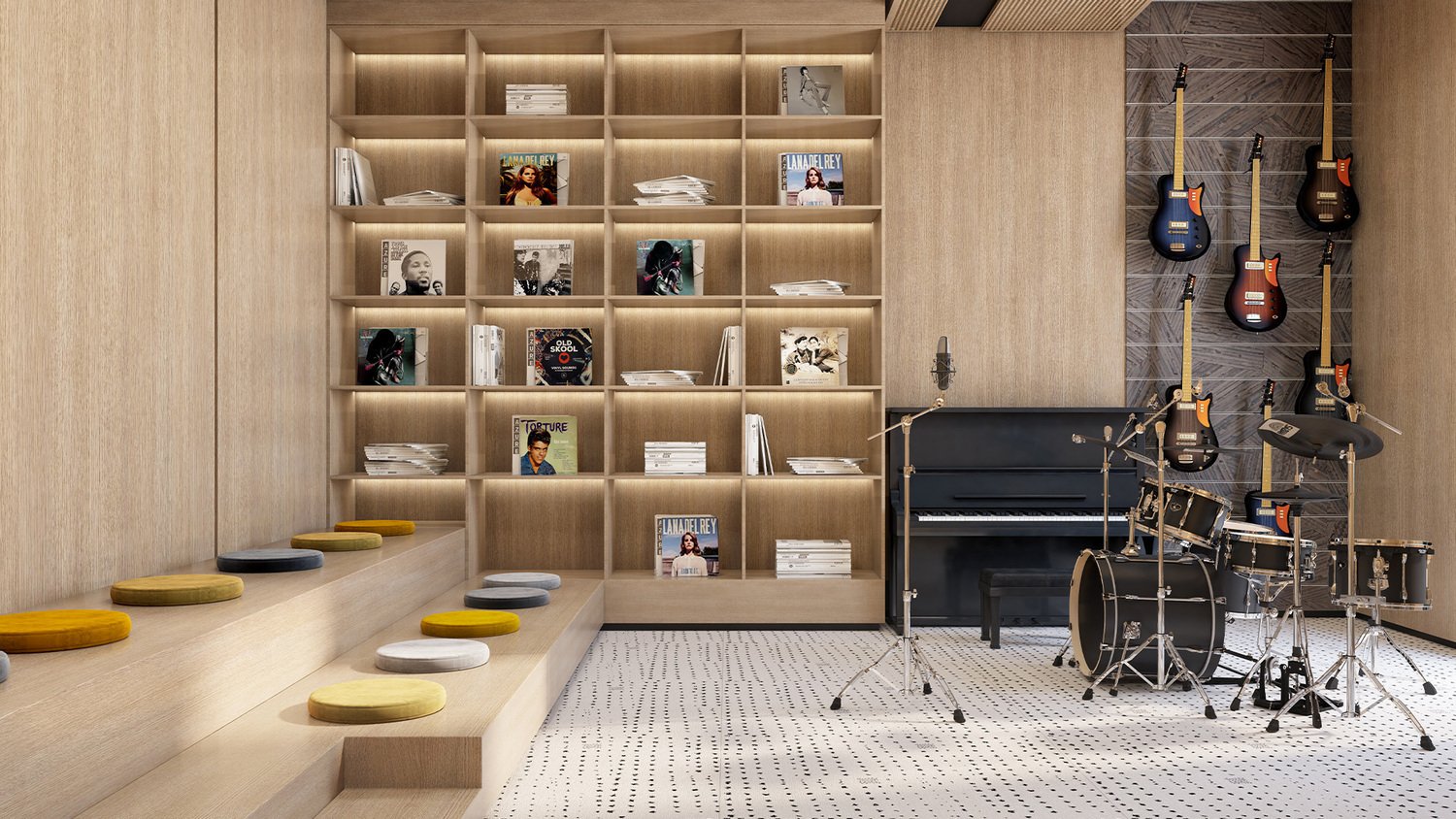 Phòng âm nhạc cho bé