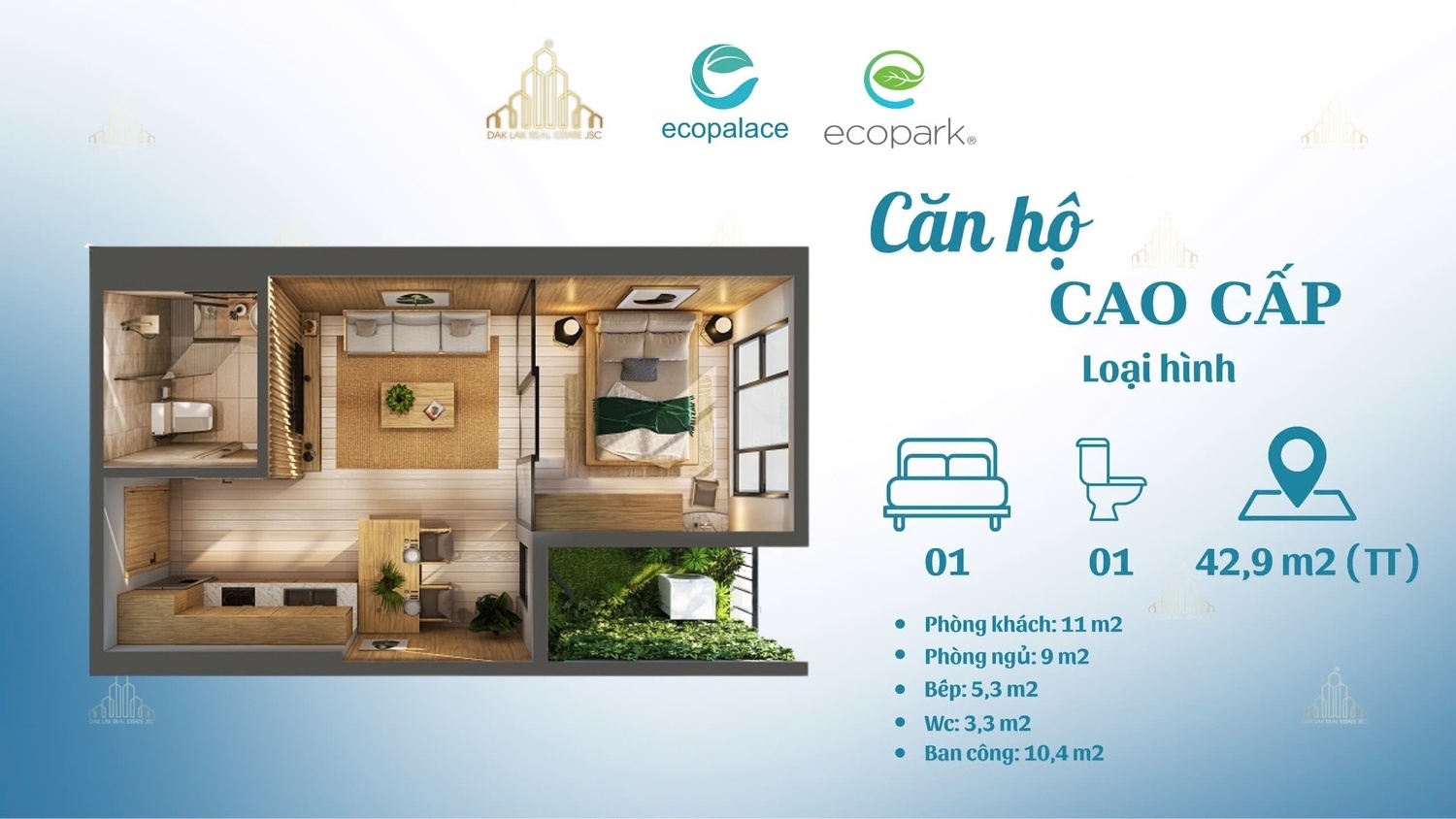 Căn hộ 1PN