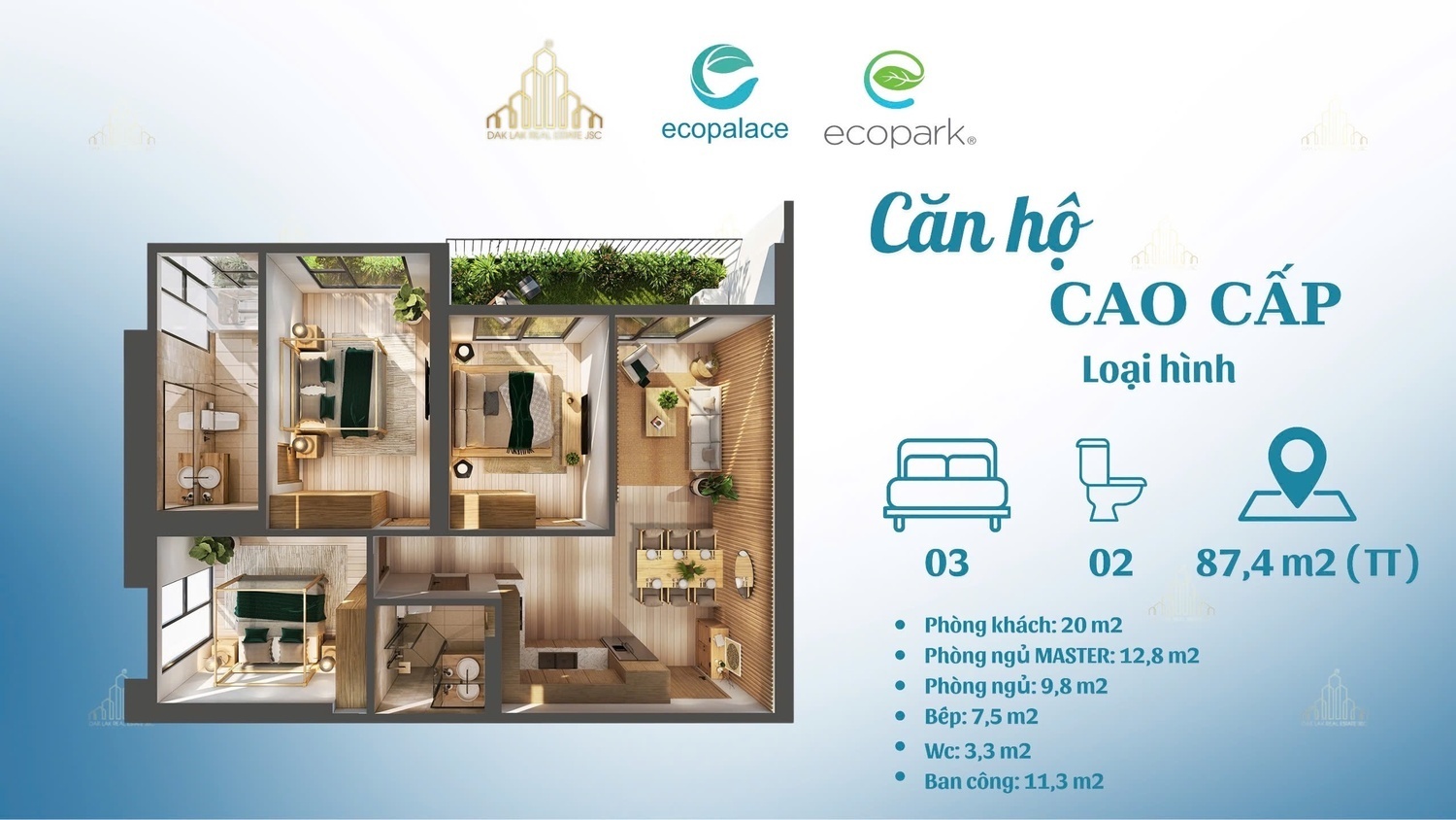 Căn hộ 3PN