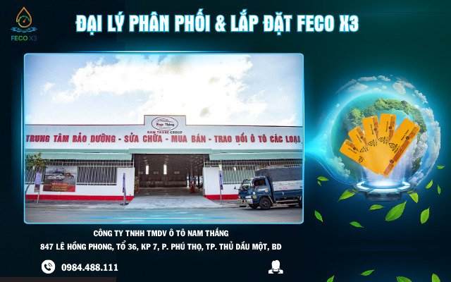 Ô TÔ NAM THẮNG – Đại lý phân phối & lắp đặt FECO X3