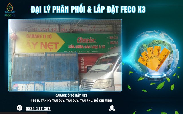 ĐẠI LÝ PHÂN PHỐI & LẮP ĐẶT FECO X3 – GARAGE Ô TÔ BẢY NẸT, TÂN PHÚ