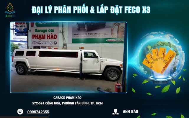 ĐẠI LÝ PHÂN PHỐI & LẮP ĐẶT FECO X3 – GARAGE PHẠM HÀO, TÂN BÌNH