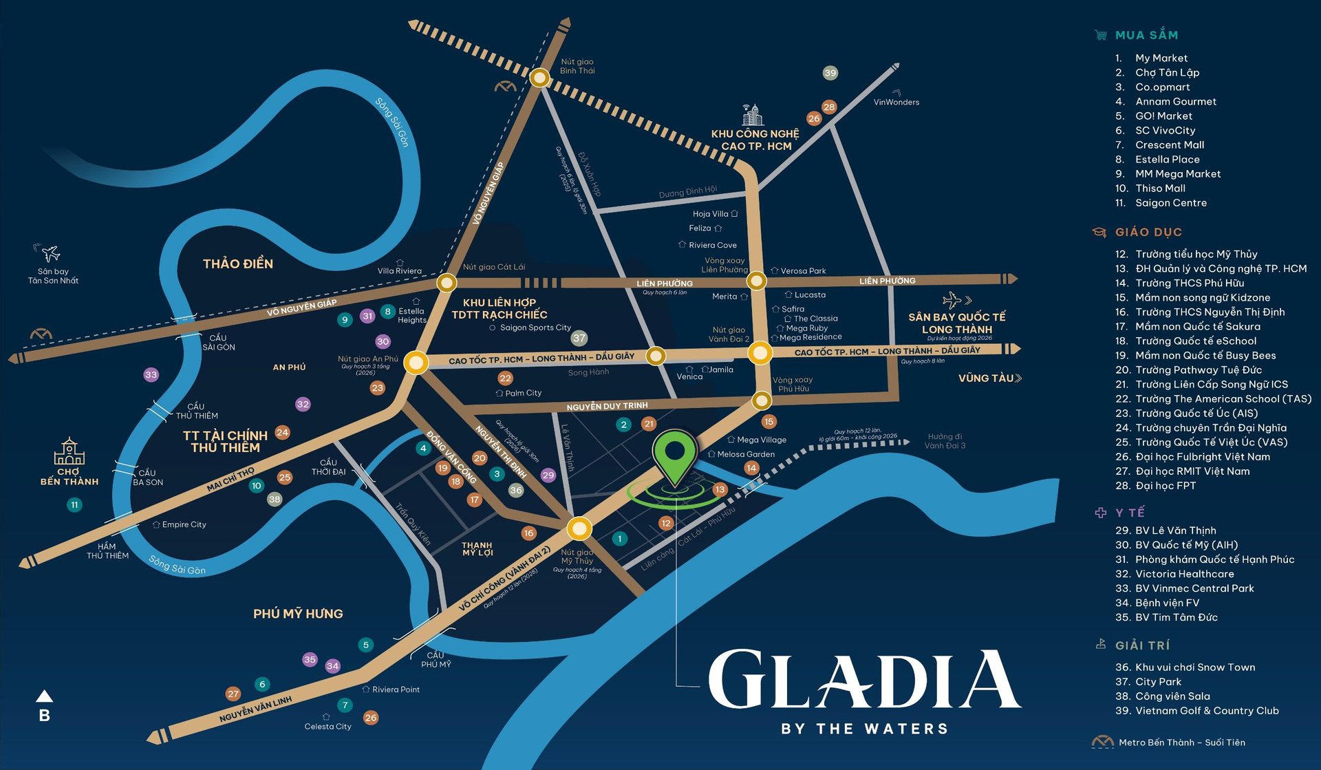 Gladia by the Waters