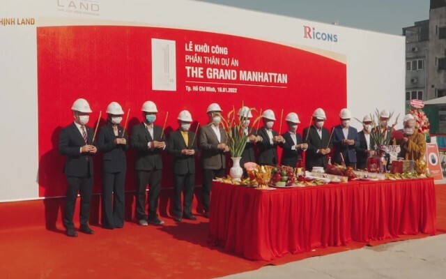 The Grand Manhattan quận 1 khởi công phần thân, cam kết về tiến độ và pháp lý