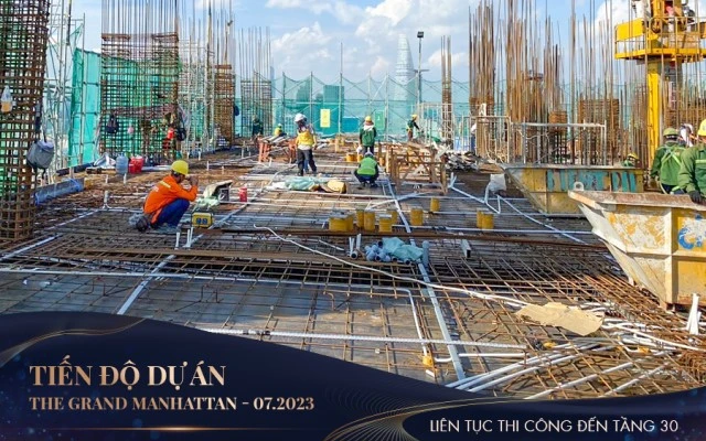 Tiến độ tháng 7/2023