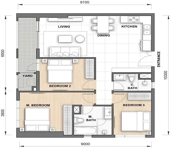 Thiết kế 89.88 m2