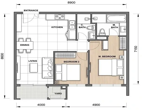Thiết kế 68.35 m2