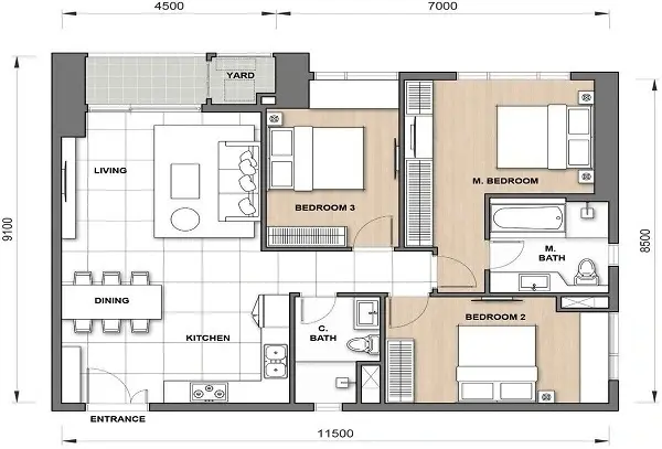 Thiết kế 96.17 m2