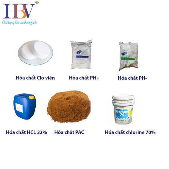 hóa chất xử lý nước hồ bơi