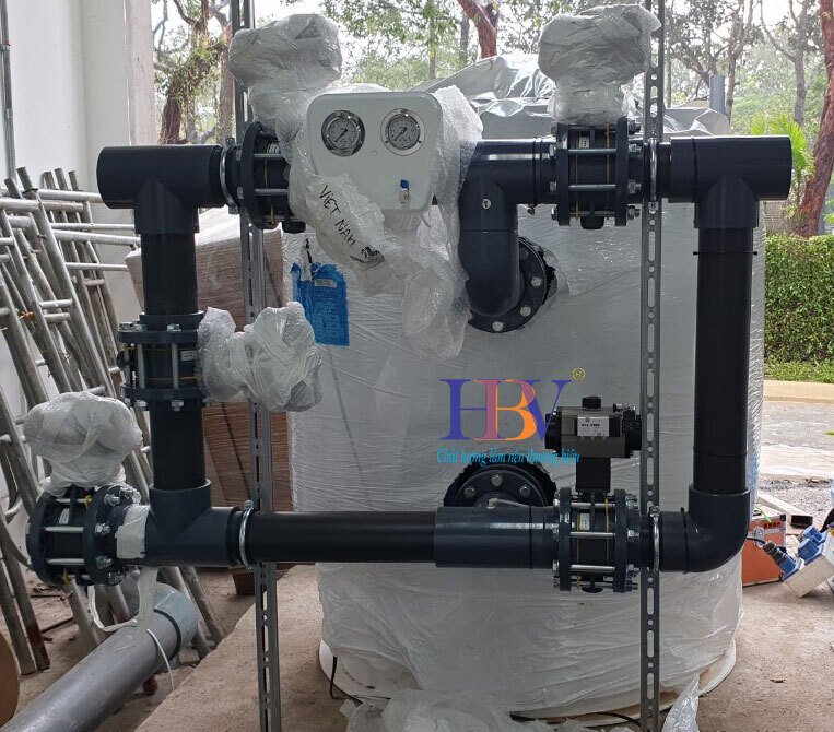 tay van bình lọc công nghiệp