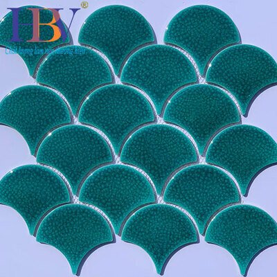 Gạch mosaic vây cá