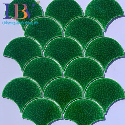 Gạch mosaic vây cá