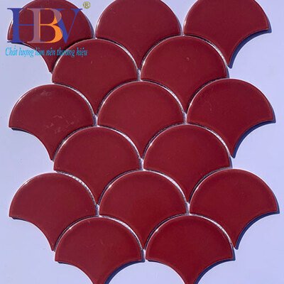 Gạch mosaic vây cá