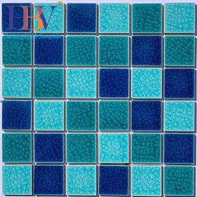 Gạch mosaic gốm men rạng