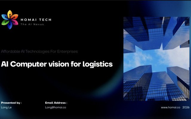 Giải pháp AI thị giác máy tính cho hoạt động kinh doanh kho vận