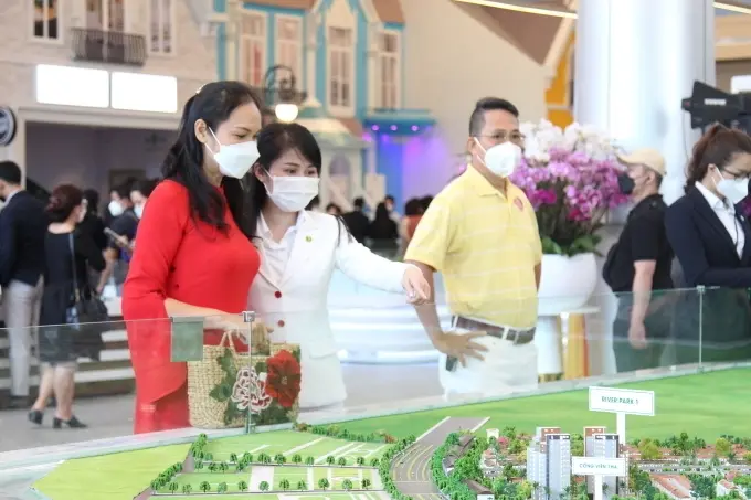 aqua city hút khách trong sự kiện khai trương novaland gallery