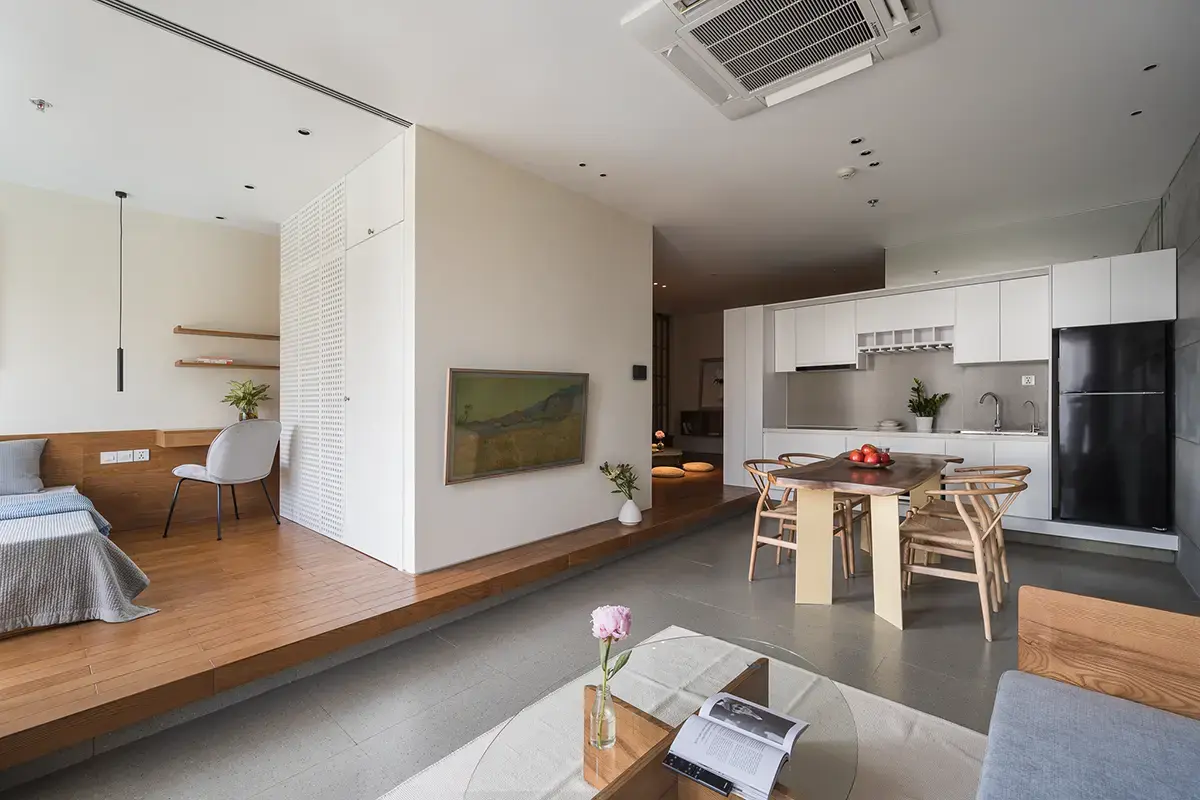 căn hộ nhỏ mang phong cách zen nhật bản