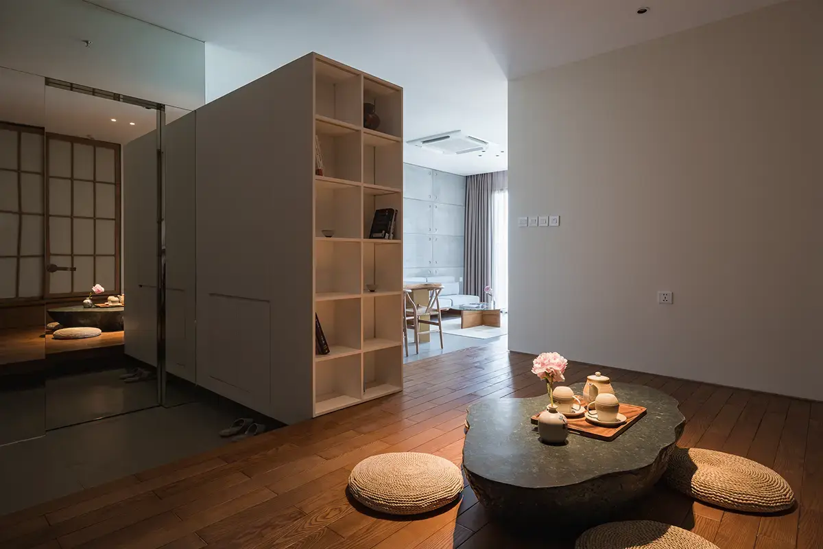 căn hộ nhỏ mang phong cách zen nhật bản