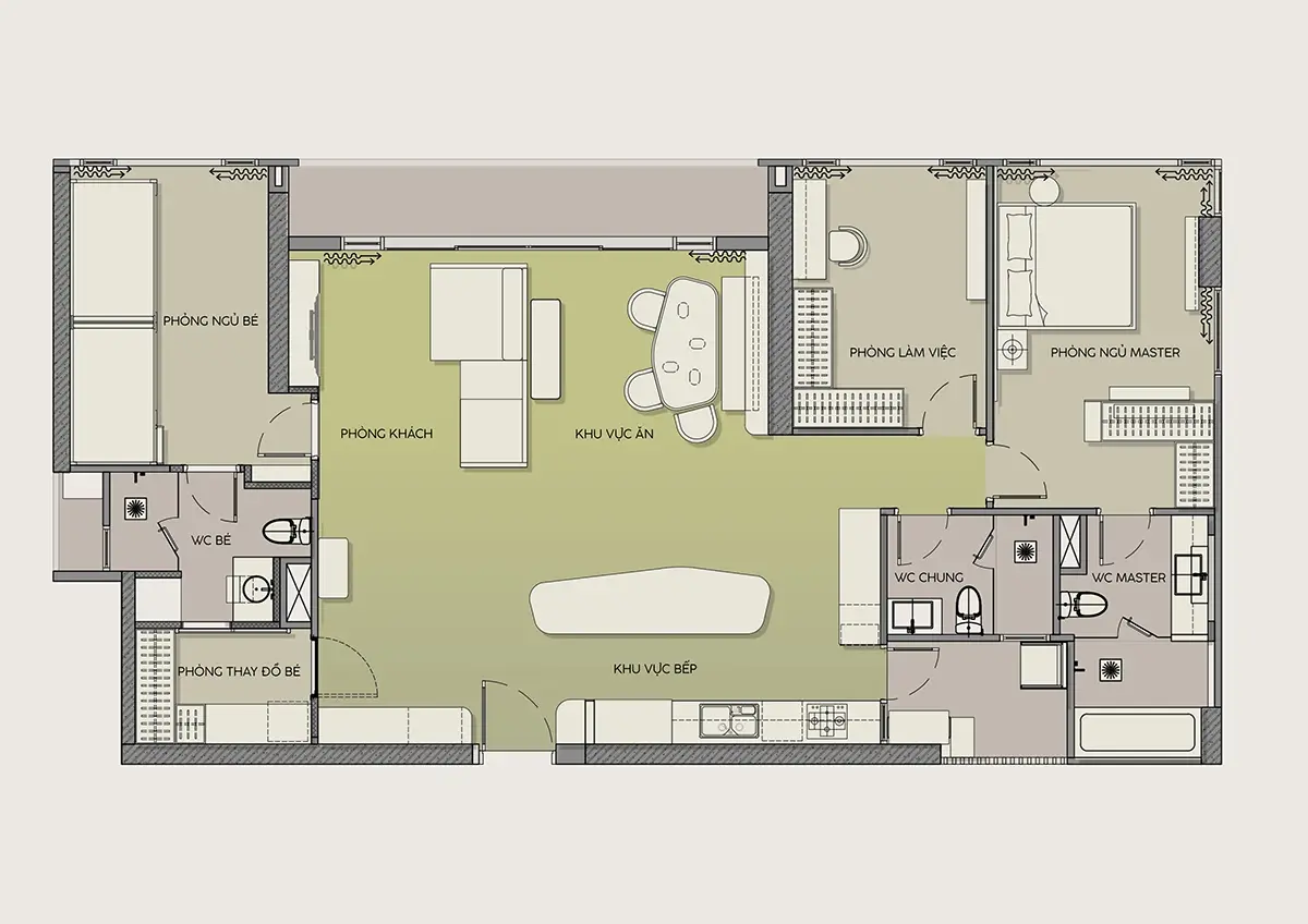 căn hộ empire city - không gian đong đầy ký ức đẹp và đậm chất hồn quê việt