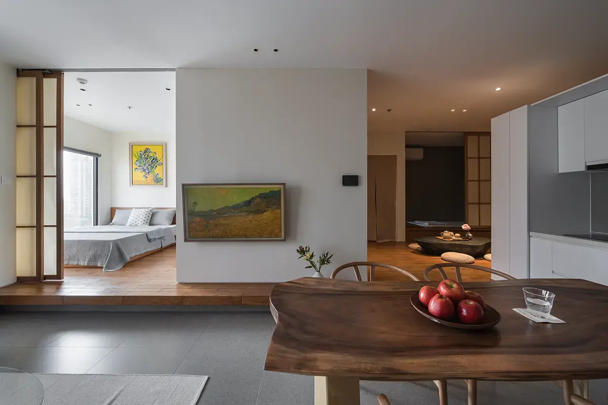 căn hộ nhỏ mang phong cách zen nhật bản