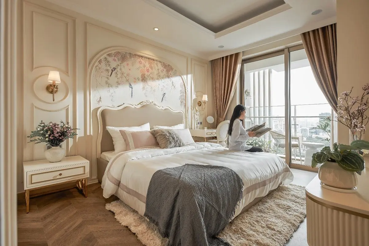 mang 'nắng' vào thiết kế nội thất căn hộ block d