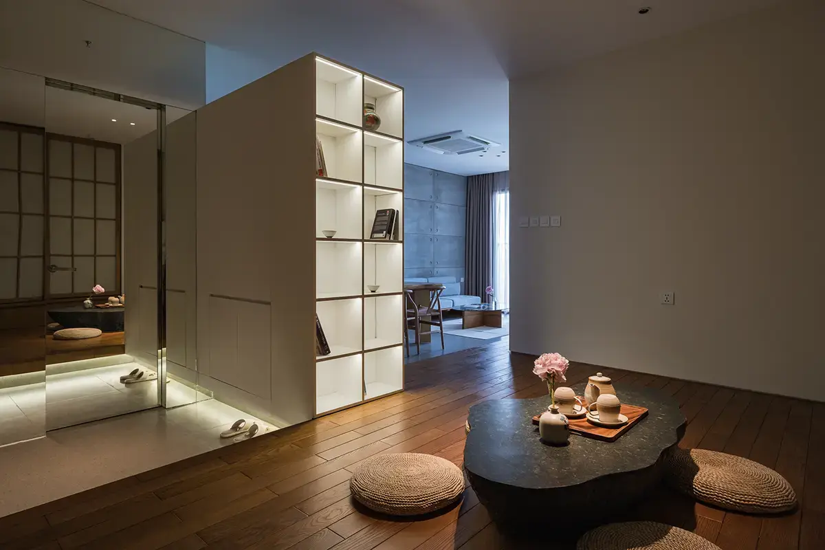 căn hộ nhỏ mang phong cách zen nhật bản