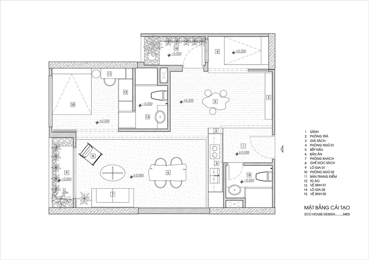 căn hộ nhỏ mang phong cách zen nhật bản