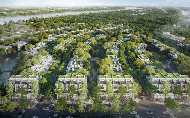 Khu đô thị có mật độ mảng xanh gấp 3 lần chuẩn Liên Hợp Quốc