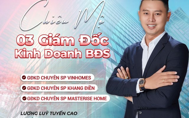 MasterLand Chiêu Mộ Nhân Sự 2025 Lương Cao + Hoa Hồng Hấp Dẫn