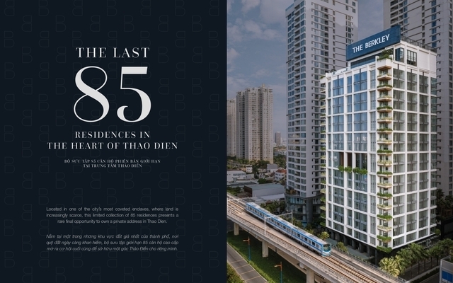 SƠN KIM LAND RA MẮT 85 CĂN HỘ THE BERKLEY VIP NHẤT THẢO ĐIỀN