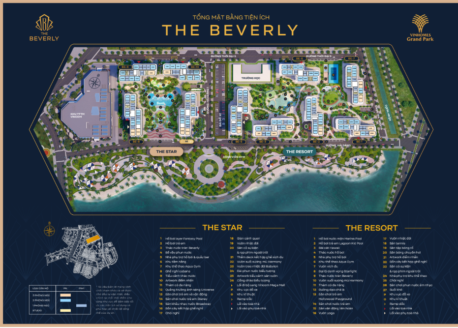 PHÂN KHU CĂN HỘ CAO CẤP THE BEVERLY