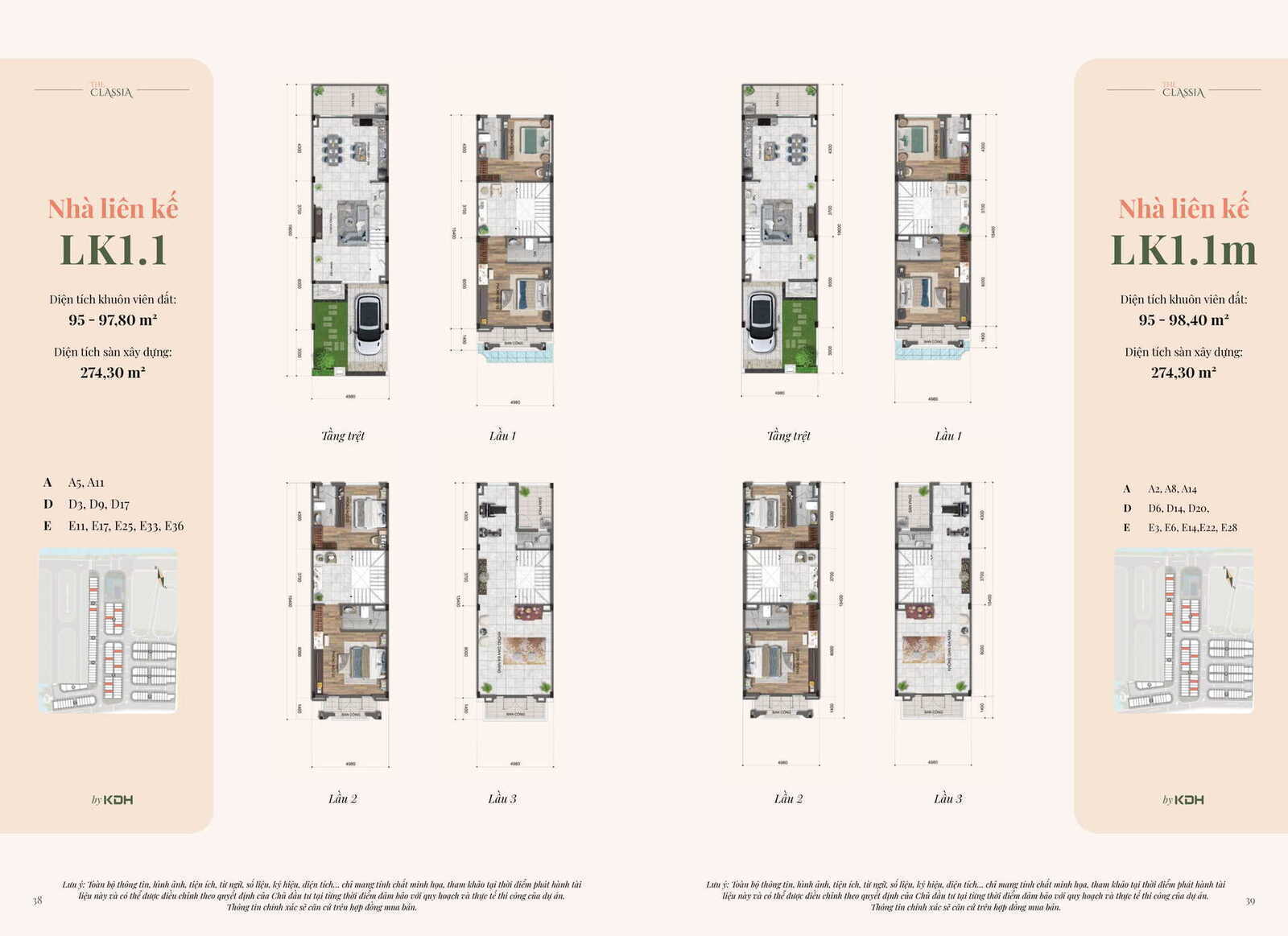 MẶT BẰNG TỔNG THỂ DỰ ÁN THE CLASSIA