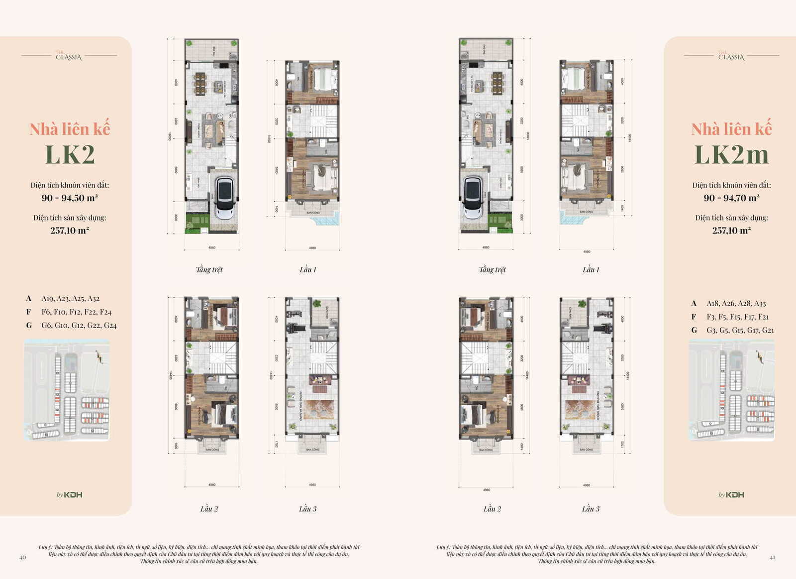 MẶT BẰNG TỔNG THỂ DỰ ÁN THE CLASSIA